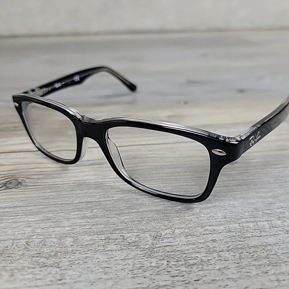 Ray-Ban RB1531 3529 Kids Eyeglasses Frames Black Clear‎ Full Rim 48-16-130